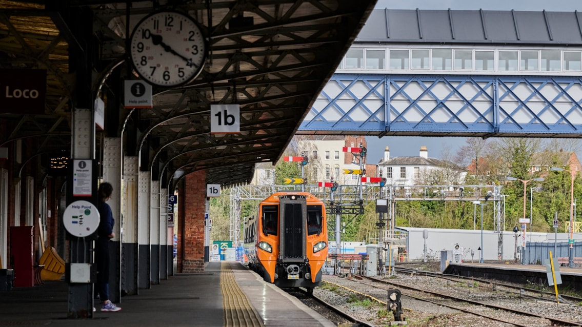 Worcester to Hereford upgrades mean October half-term journey changes: Worcester Shrub Hill station-4