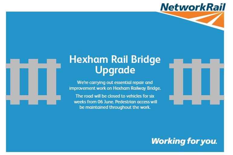 Upgrading Hexham Railway Bridge: Hexham Bridge leaflet cover