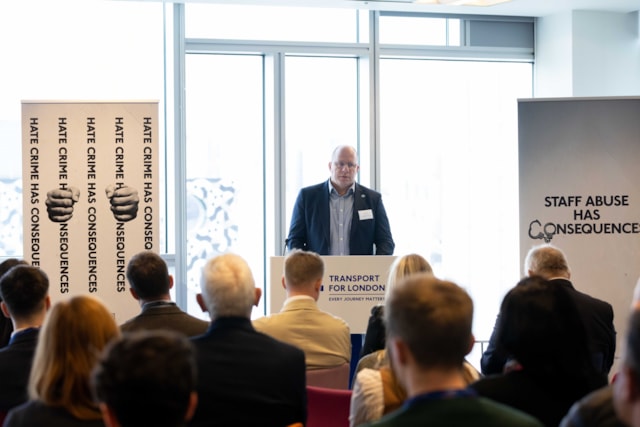 TfL Image - Andy Lord speaking at WVA summit