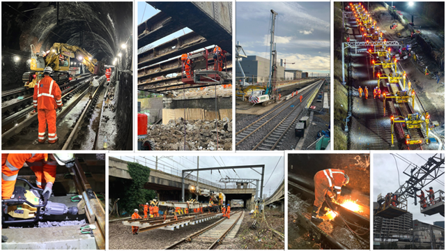 Rail renewals, upgrades and projects delivered successfully over Christmas across Anglia.: Anglia Christmas 2023 Engineering Work