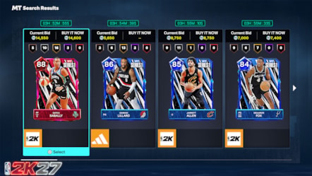 NBA 2K27 MyTEAM Unified Auction