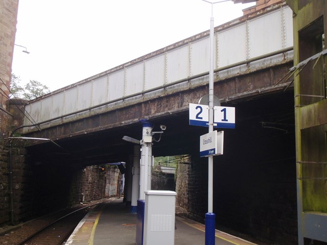 Albert Road - view from Crosshill station platform 