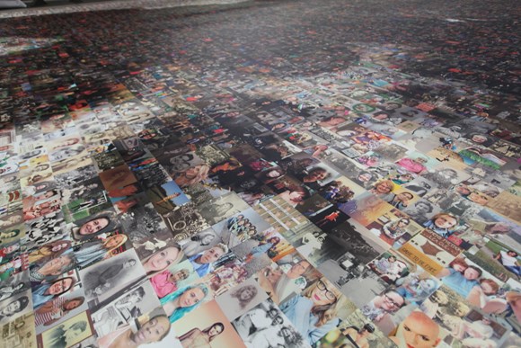 Women across the West Midlands submitted pictures that have been combined to form the image