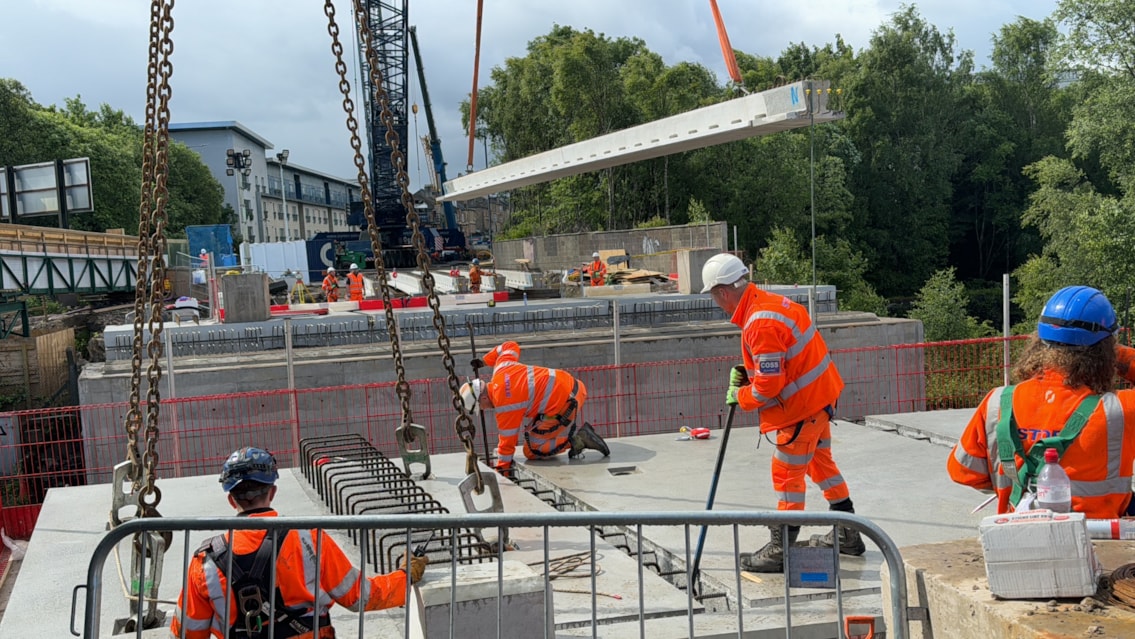 Network Rail - Shields Road (Glasgow) bridge replacement - July 2024-2