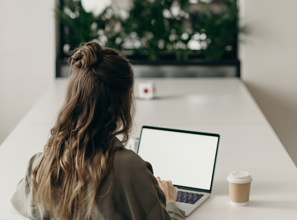 woman on laptop