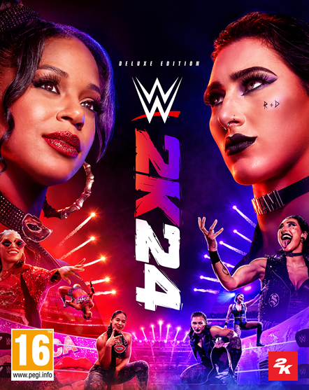 WWE 2K24 Deluxe Edition Cover Art