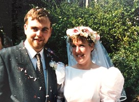 Ian and Mandy married 1989