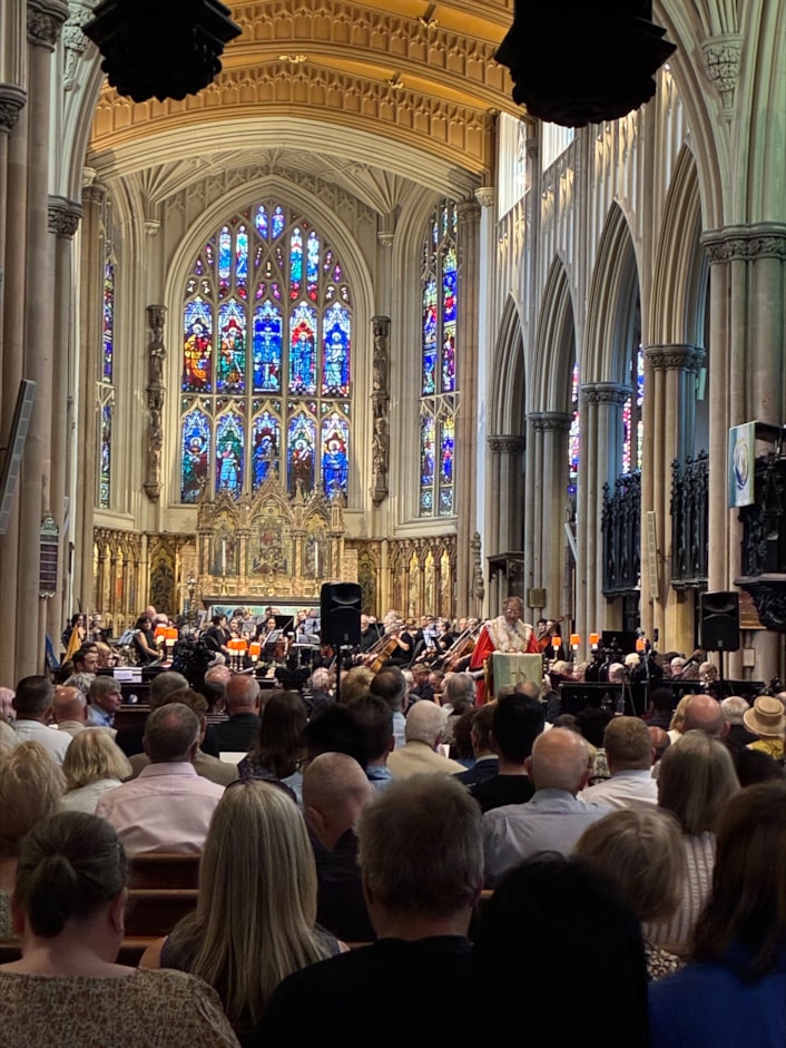 Leeds 400 royal letter: The prestigious letter was read out by HM Lord-Lieutenant of West Yorkshire, Prof Adeeba Malik CBE during a service at Leeds Minster yesterday (Sunday) attended by civic dignitaries, former Leeds Rhinos star Jamie Jones-Buchanan and representatives from Leeds United.