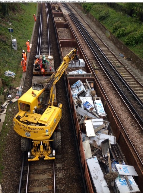 Balham - resignalling-3: Recovering old location cases, which once would have monitored trains through this section of railway