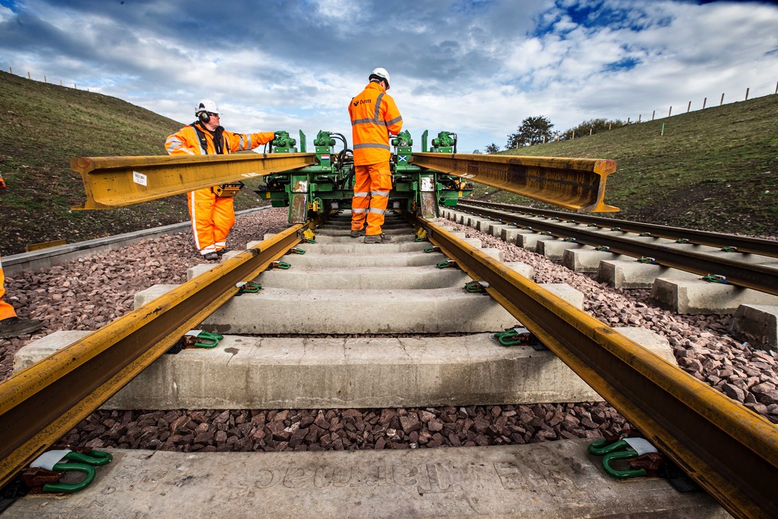 Tender for new £5bn railway track alliances launched: Laying track for the Borders Railway