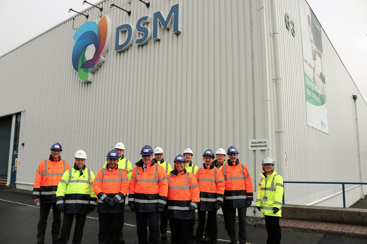 Energy Minister visits Global DSM in Dalry to see energy efficiency investments