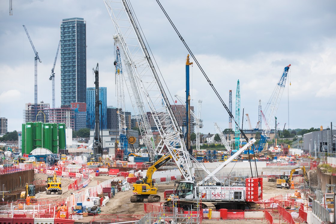 Construction progress at Old Oak Common-5