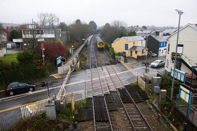 Pencoed Level Crossing closed over Christmas for essential upgrade work: Hendre Road Level Crossing, Pencoed, Bridgend