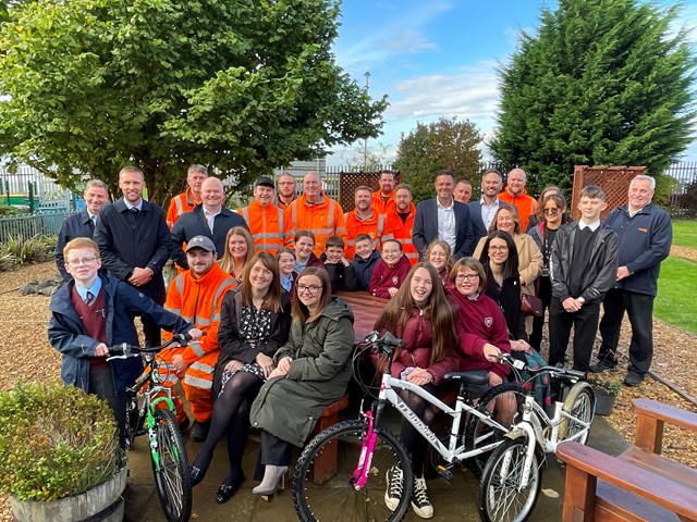 Network Rail and Keir Hardie Memorial PS: Network Rail and Keir Hardie Memorial PS