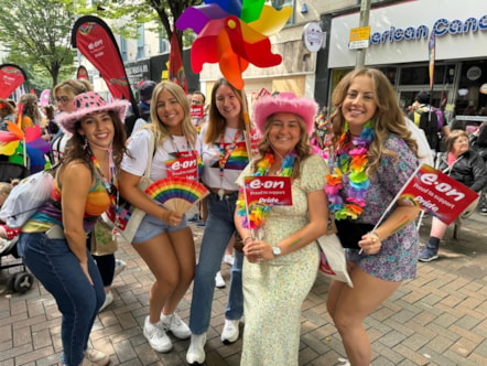 Colleagues at Notts Pride 2024-4