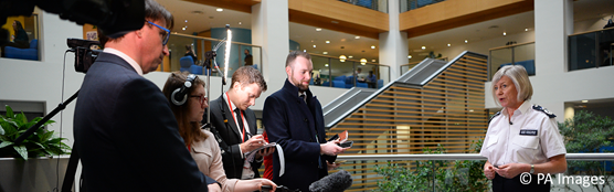 Chief constables meeting with the Home Secretary about violent crime "constructive": sara home sec