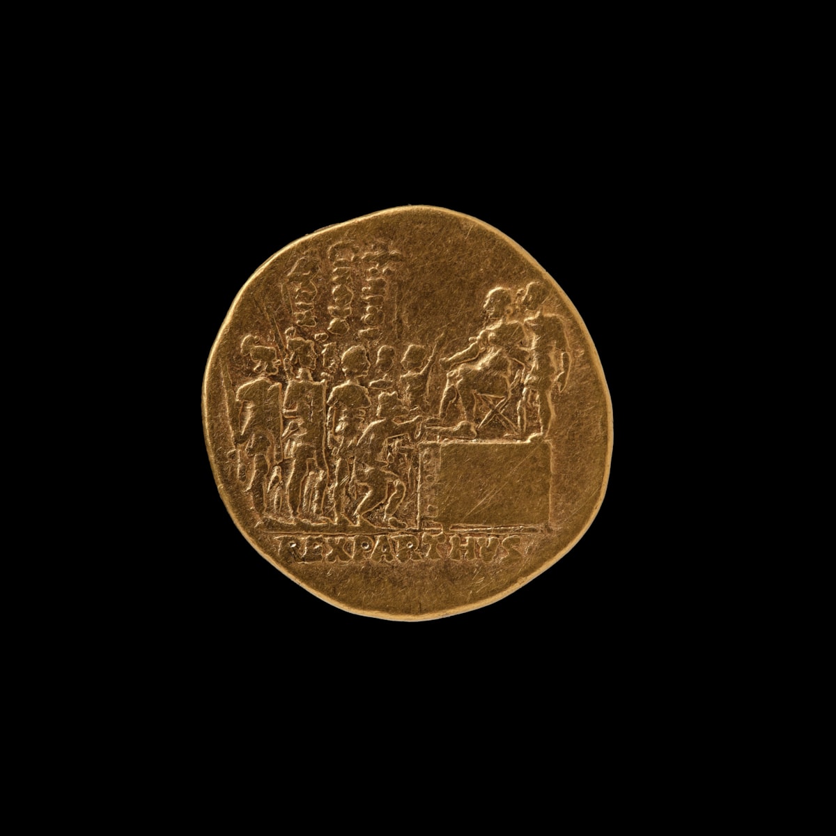 Gold Aureus of Trajan. Image © National Museums Scotland (1)-2