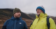 Mark Lundie and Gary Robertson from the NCR Hillwalking and Climbing Club. Credit: Euan Wilding