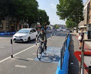 TfL Image -The previously completed upgrade of the CS7 route in Balham