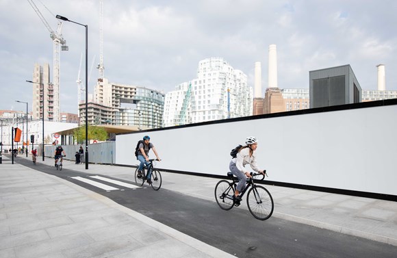 Tfl Image - Nine Elms - Cyclists