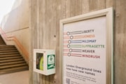 TfL Image - London Overground naming poster at Hackney Wick station: TfL Image - London Overground naming poster at Hackney Wick station