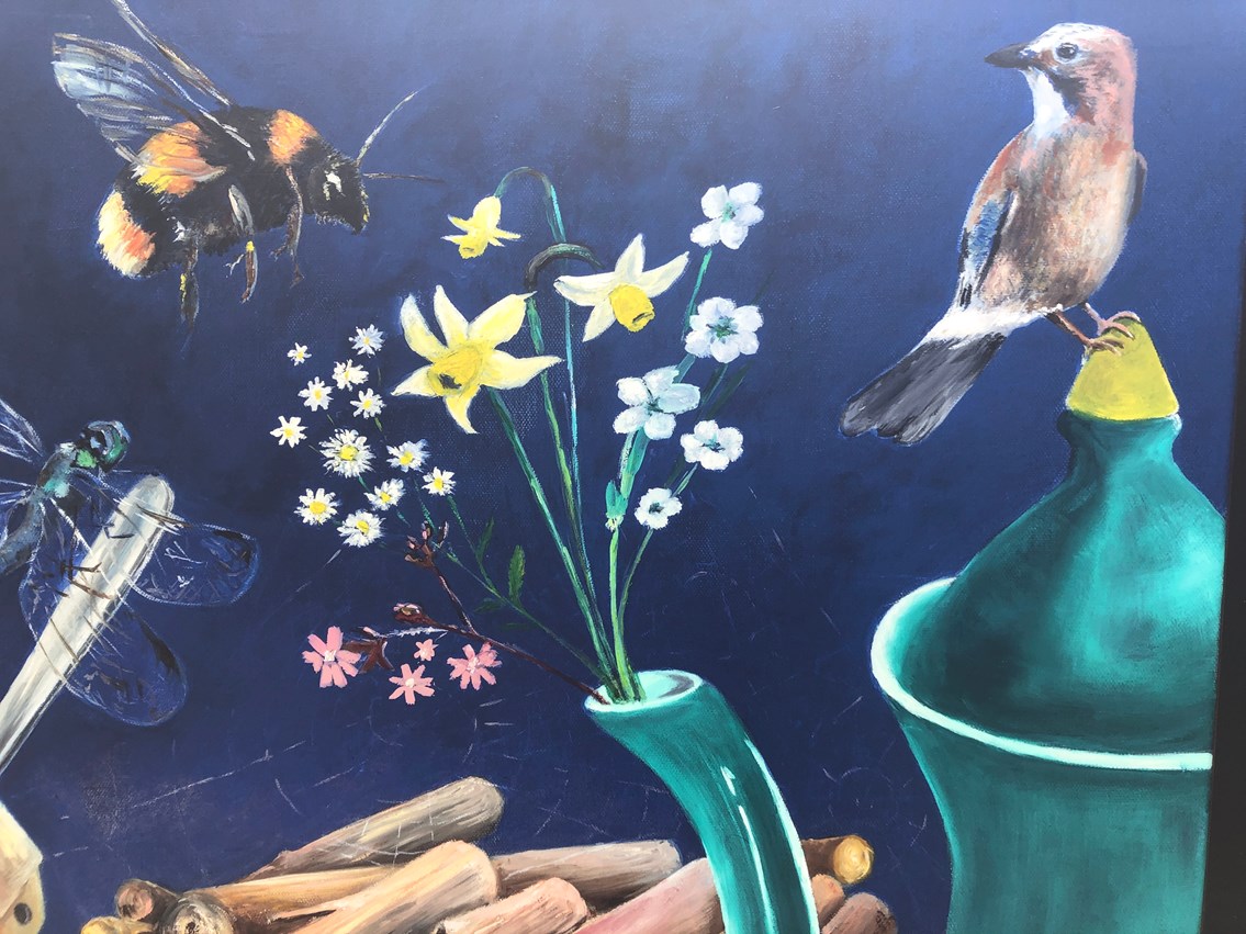 A section of the five panel piece-2