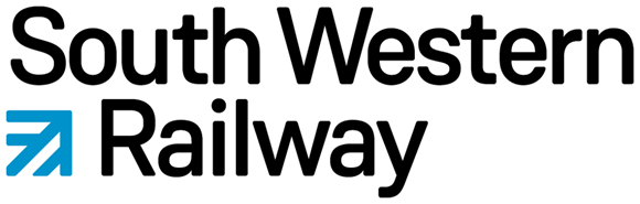 South Western Railway reminder: only travel if absolutely necessary until Sunday 26 June: South Western Railway logo