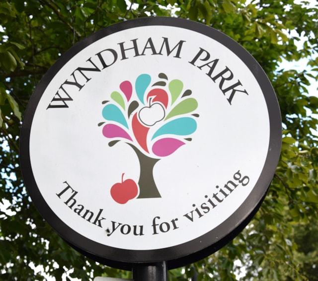 Wyndham Park sign