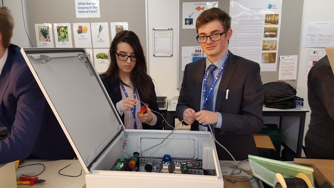Wigan UTC students