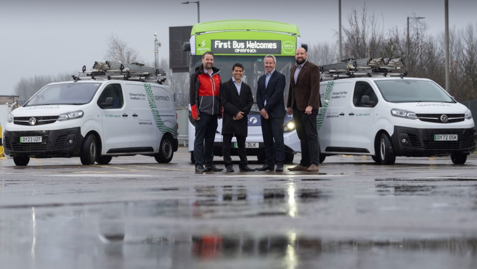 First Bus and Openreach announce powerful new Electric Vehicle charging partnership