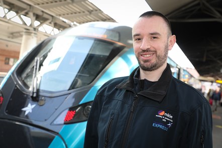 Daniel Klimowicz, 33, based at Manchester Airport Station is one of TPE's sanitation stars.