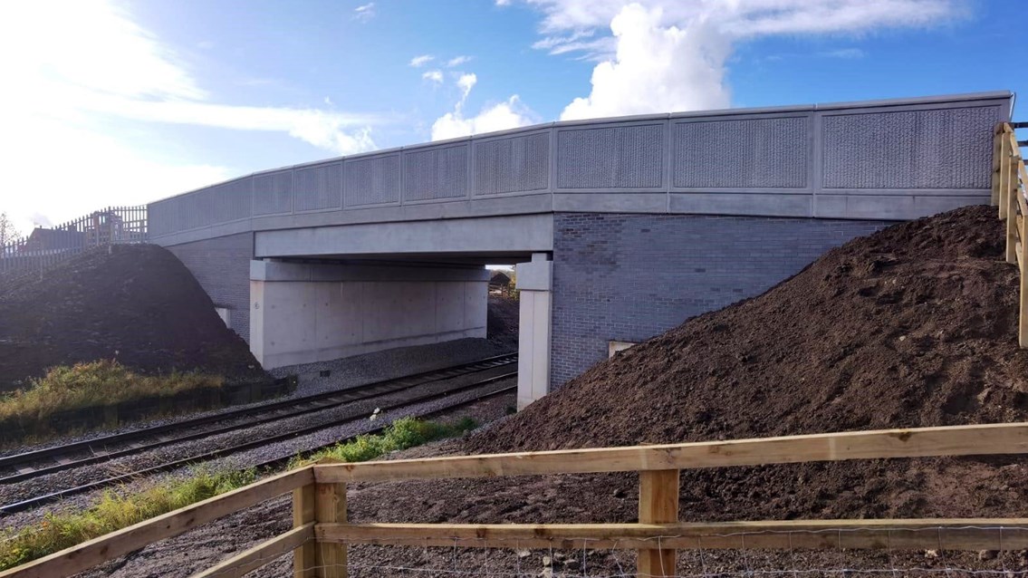 Crewe bridge overhaul improves journeys for road users and passengers: Boulderstones railway bridge crop
