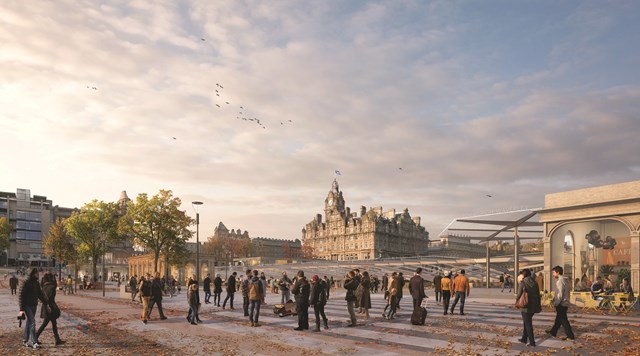 Network Rail awards design contract for Edinburgh Waverley Masterplan: Masterplan Waverley Bridge