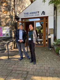 Professor Lois Mansfield, University of Cumbria, and Faye Morrissey, The Armitt