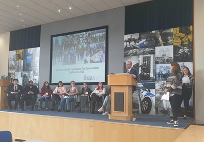 PoliceÂ Commissioner thanksÂ LancashireÂ Youth Commission duringÂ 'Big Conversation'Â conference