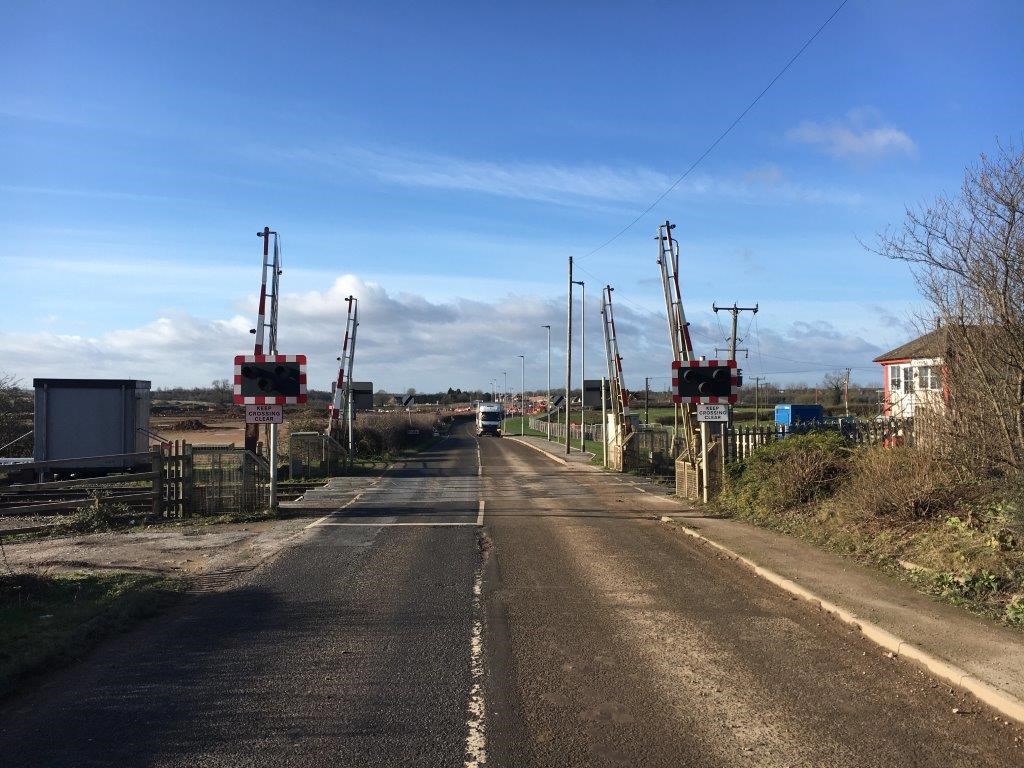 Network Rail begins work to improve three level crossings in Leicestershire: Bardon Hill level crossing