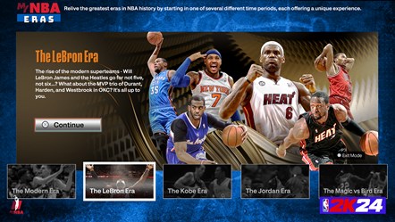 NBA 2K24 MyNBA LeBron Era