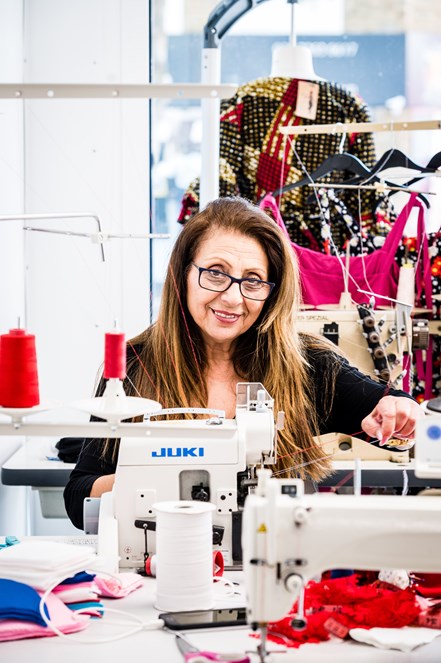 FC Designer Collective technician Leyla Mehmet