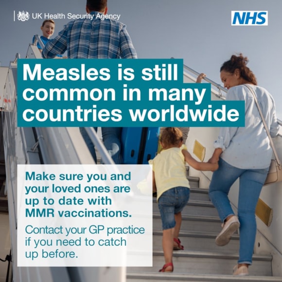 Measles outbreaks in North West continue with risk of summer holidays causing a surge in cases: MeaslesHolidayVaxPIC