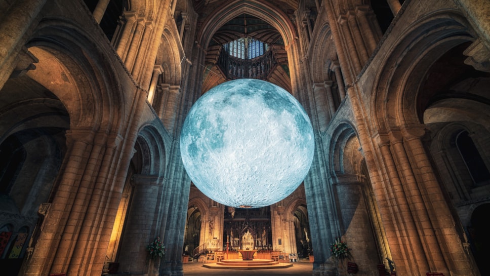 Museum of the Moon by Luke Jerram. Ely Cathedral, UK, 2019. Photo (c) James Billings (1) (1)