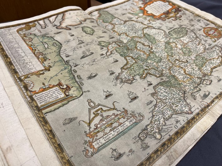 Saxton's Atlas: The book itself is so rare and cherished by experts, it has been compared to a map-collector’s version of the first folio of Shakespeare, and the esteemed cartographer Thomas Chubb said that for any map-enthusiast, it would be the “chief jewel and the crowning glory of the collection.”