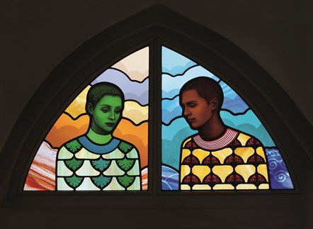 Erlend Tait stained glass An Tobar
