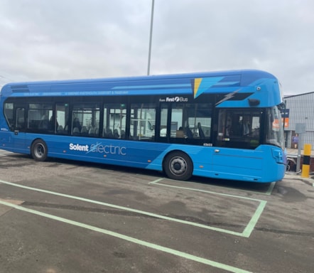 Example of a First Bus electric bus