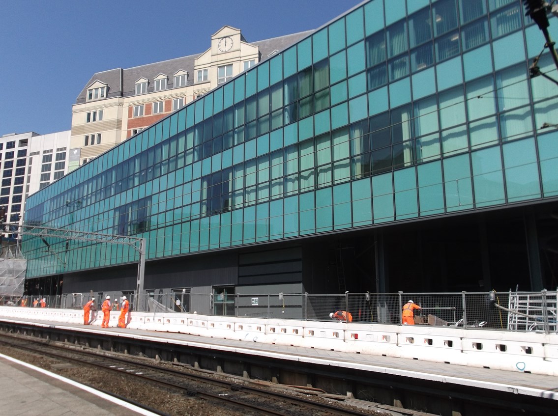 The Lamp Block: The new block built at the northern end of Platform 1 to accommodate CrossCountry staff. Called The Lamp Block because it is built on the site of the19th Century depot which supplied gas lamps to workers who maintained the railway tunnels either side of New Street station.