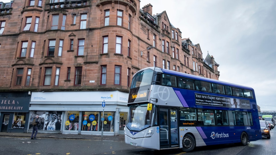 First Bus Scotland 77 service 24-hr launch 4