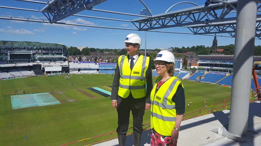 Exciting redevelopment work at Emerald Headingley Stadium continues at a pace: 20180622-145429.jpg