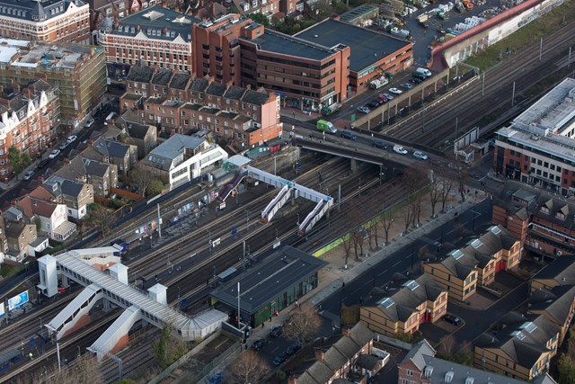 PASSENGERS BENEFIT AS NEW WEST HAMPSTEAD THAMESLINK STATION OPENS: New entrance on Iverson Road and new footbridge with lifts
