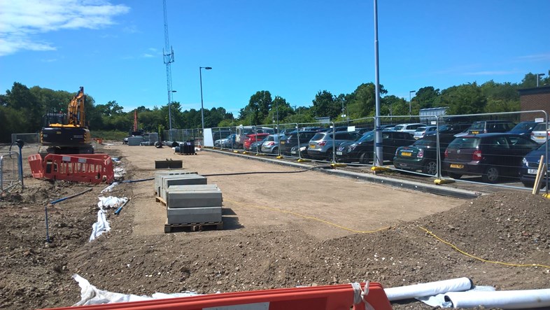Staplehurst station car park set for £1.1 million expansion and upgrade: Staplehurst car park extension