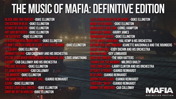 Mafia DE Track List