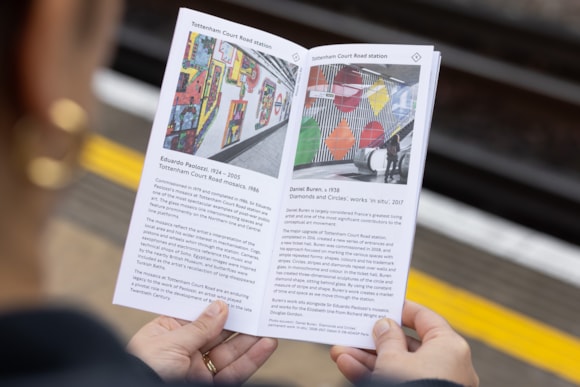 TfL helps Londoners discover public art with new updated Art Map and in-station talks: Art Map, 2026. Photo - Benedict Johnson, 2026